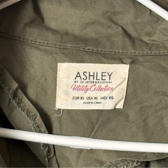 Ashley By 26 International Utility Collection Olive Green Women's Jacket Sz XL - Picture 8 of 9